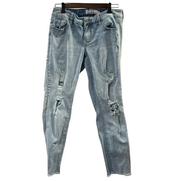 Torrid Women's Distressed Boyfriend Ankle Jeans Size 10 - Picture 1 of 5